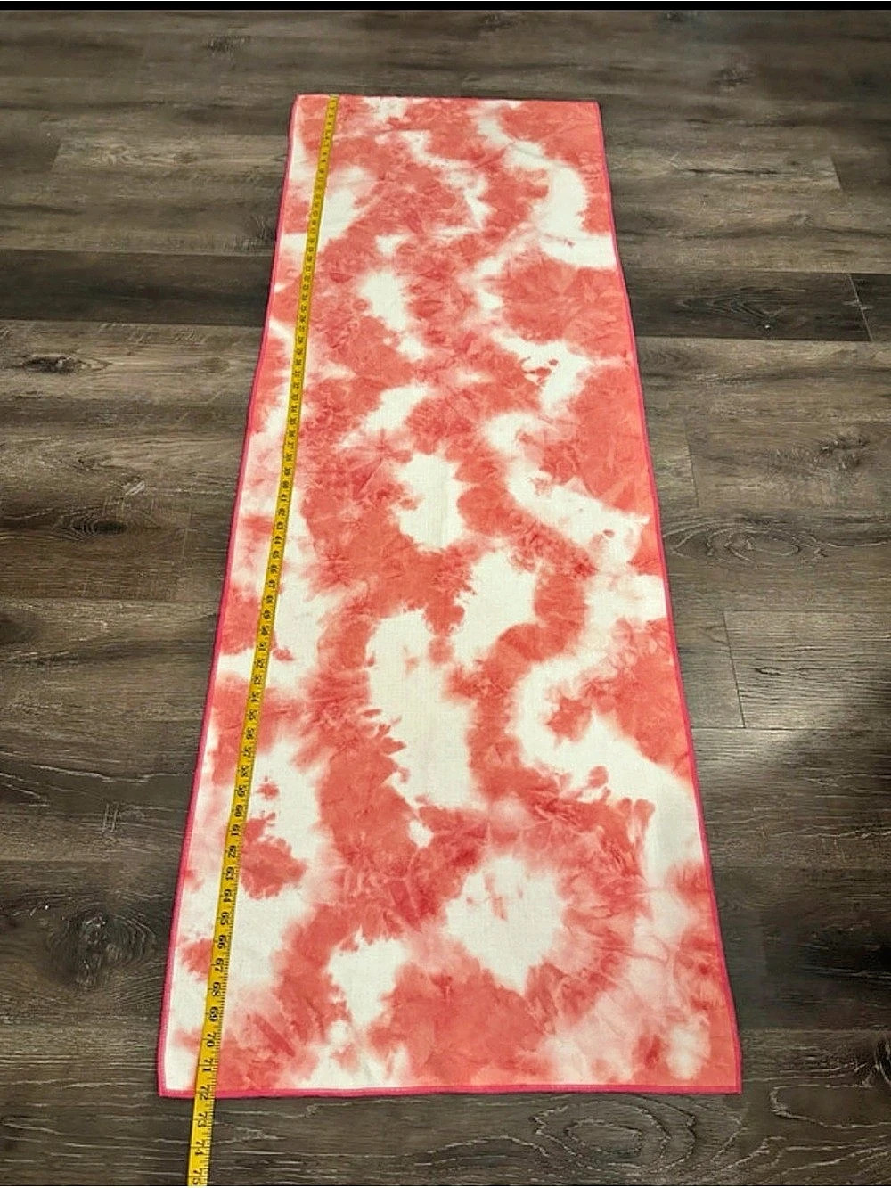 Yoga Design Lab Yoga Mat Towel - Rose in Pink & White